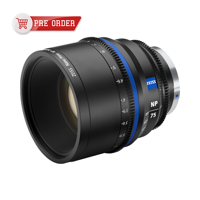 Zeiss Nano Prime 75mm T1.5 Cine Lens Sony E Feet (建議零售價 $40880 , 訂金 $4000)