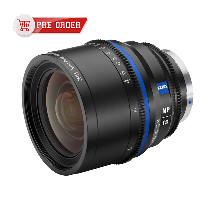 Zeiss Nano Prime 18mm T1.5 Cine Lens Sony E Feet (建議零售價 $45600 , 訂金 $4500)